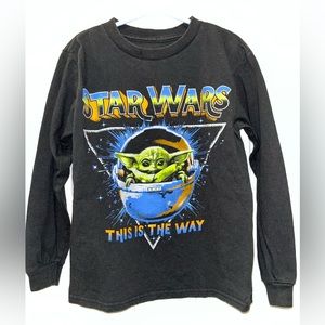 Star wars boy long sleeve shirt, size 4/5